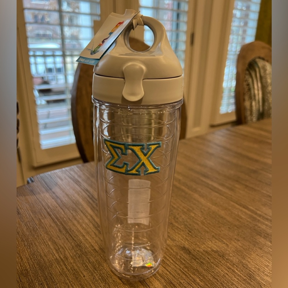 Tervis 24oz water bottle sigma chi fraternity symbols   Brand new